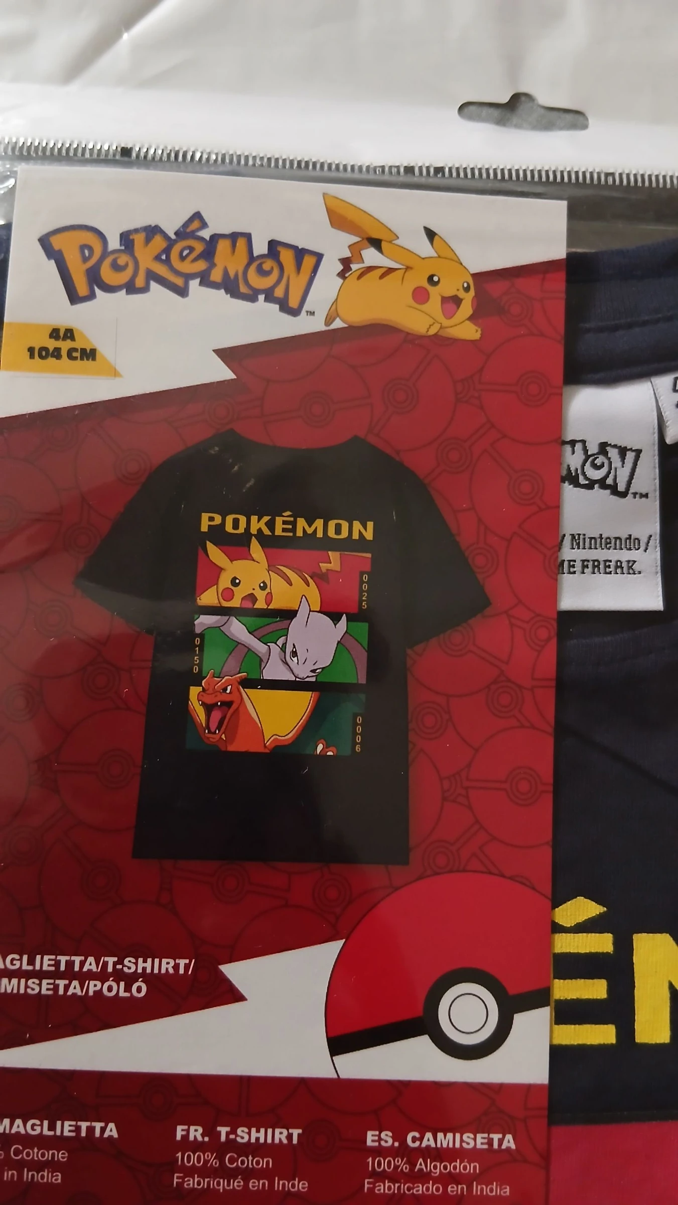 T-shirt Pokémon menino 4 anos novo – photo 2